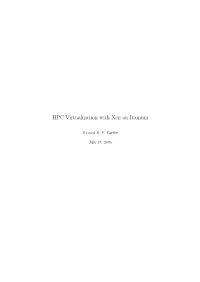HPC Virtualization with Xen on Itanium