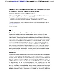 DNABERT: Pre-Trained Bidirectional Encoder Representations from Transformers Model for DNA-Language in Genome
