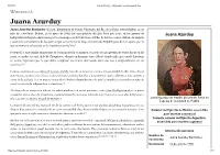 Juana Azurduy - Wikipedia, La Enciclopedia Libre