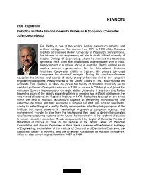 Professor Raj Reddy, Robotics Institute