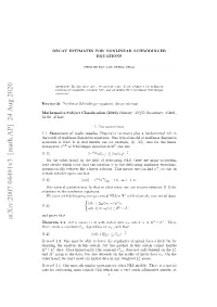 Arxiv:2007.04491V3 [Math.AP] 24 Aug 2020 Hoe 1.1