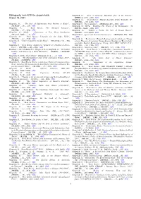 Bibliography from ADS File: Gingerich.Bib June 27, 2021 1