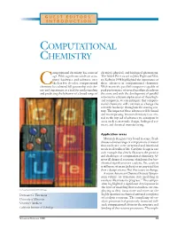 Computational Chemistry