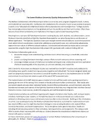 The James Madison University Quality Enhancement Plan