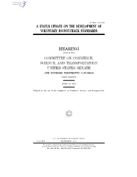 A Status Update on the Development of Voluntary Do-Not-Track Standards