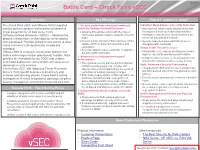Check Point Battle Card