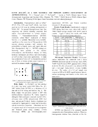 Ectfe (Halar®) As a New Material for Primary Sample Containment of Astromaterials