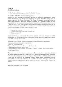 Form B. Web Information