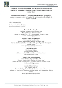Treatment of Chronic Hepatitis C with Daclatasvir, Sofosbuvir and Simeprevir in Patients from the Reference Hospital of Infectology in Central Brazil