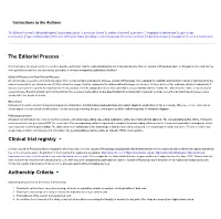 Instructions for Authors
