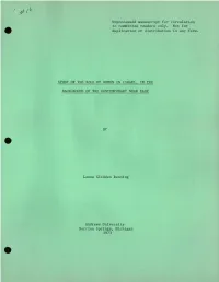 Study of the Role of Women in Israel, in the Background