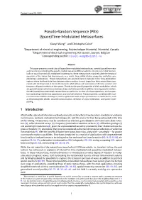 Time-Modulated Metasurfaces