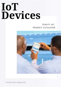 Trinity Iot Product Catalogue