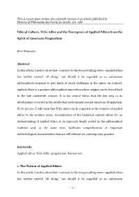 – 1 – This Is a Post-Peer-Review, Pre-Copyedit Version of an Article