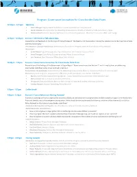 Agenda Governance Innovation for Cross-Border Data Flows