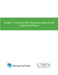 Exhibit Y. Double D Site Preliminary Geotechnical Engineering Report Professional Service Industries, Inc