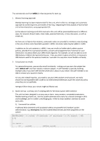 The Unit Tutorials Are from WEEK 2. a Few Key Points for Start-Up. 1