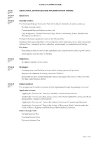 21.02 Objectives, Strategies and Implementation Themes