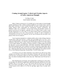 Cyclical and Circular Aspects of Native American Thought