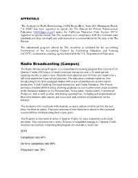 Radio Broadcasting