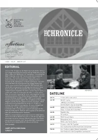 CHRONICLE Reflections “LIFE IS a BOOK