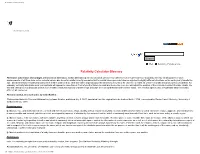 Relativity Calculator Glossary