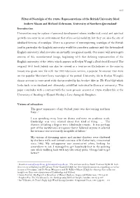 Representations of the British University Ideal Andrew Mason And