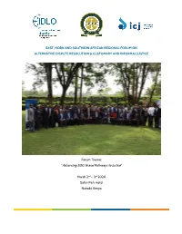 “Advancing SDG 16 and Pathways to Justice”