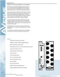 Model 5470 Digital Processing Amplifier and Legalizer
