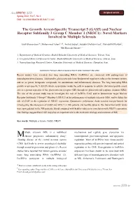 The Growth Arrest-Specific Transcript 5 (GAS5) and Nuclear Receptor Subfamily 3 Group C Member 1 (NR3C1): Novel Markers Involved in Multiple Sclerosis