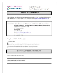 Change Request Form