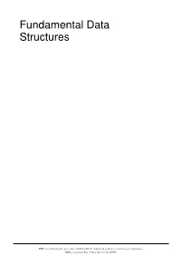 Fundamental Data Structures