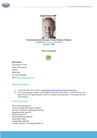 Julian Brazier MP