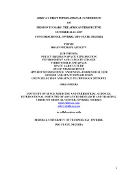 Program and Abstract Book