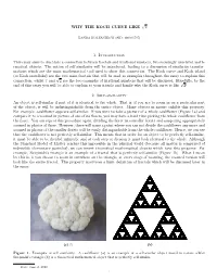 WHY the KOCH CURVE LIKE √ 2 1. Introduction This Essay Aims To