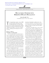 Reculturing Systems with Resilience/Health Realization