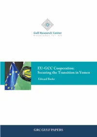 EU-GCC Cooperation: Securing the Transition in Yemen
