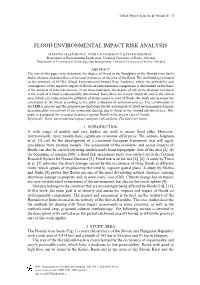 Flood Environmental Impact Risk Analysis