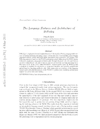 The Language Features and Architecture of B-Prolog 3