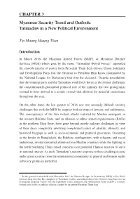 CHAPTER 3 Myanmar Security Trend and Outlook:Tatmadaw in a New