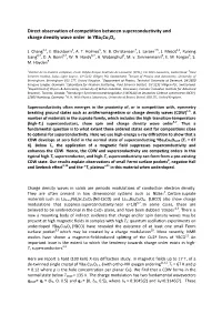 Direct Observation of Competition Between Superconductivity and Charge Density Wave Order in Yba2cu3oy