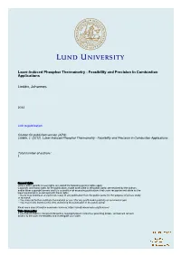 Laser-Induced Phosphor Thermometry - Feasibility and Precision in Combustion Applications