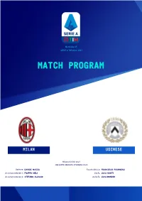 Match Program