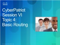 Static Routing/RIP Routing