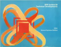 System/38 Employs Both Advanced Tech­ Nology and Many New Data Processing Concepts
