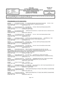 (Bangkok (Acc/Fic/Com Centre)) Notam List Series J