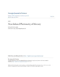 Near-Infrared Photometry of Mercury Richard W