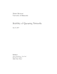 Stability of Queueing Networks