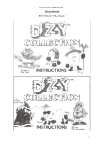Dizzy Collection - Instructions.Doc Dizzy Collection