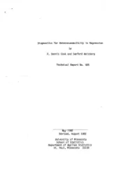 Piagnostics for Heteroscedasticity in Regression by R. Dennis Cook and Sanford Weisberg